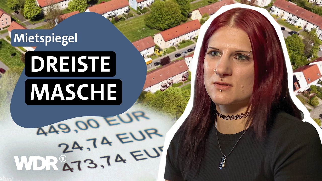 Mieterhöhung LEG – Mieterin liest Mieterhöhungsschreiben des Wohnungskonzerns LEG in ihrer Wohnung in NRW