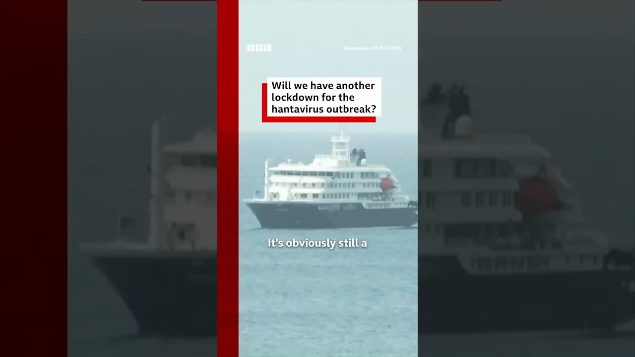 Kreuzfahrtschiff auf dem Meer während eines Hantavirus-Ausbruchs, WHO bewertet globales Risiko als gering