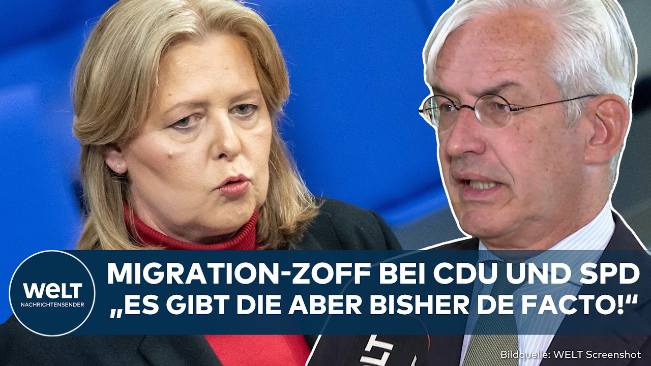 Matthias Middelberg im Bundestag bei der Debatte über Migration ins Sozialsystem und Koalitionsreformen
