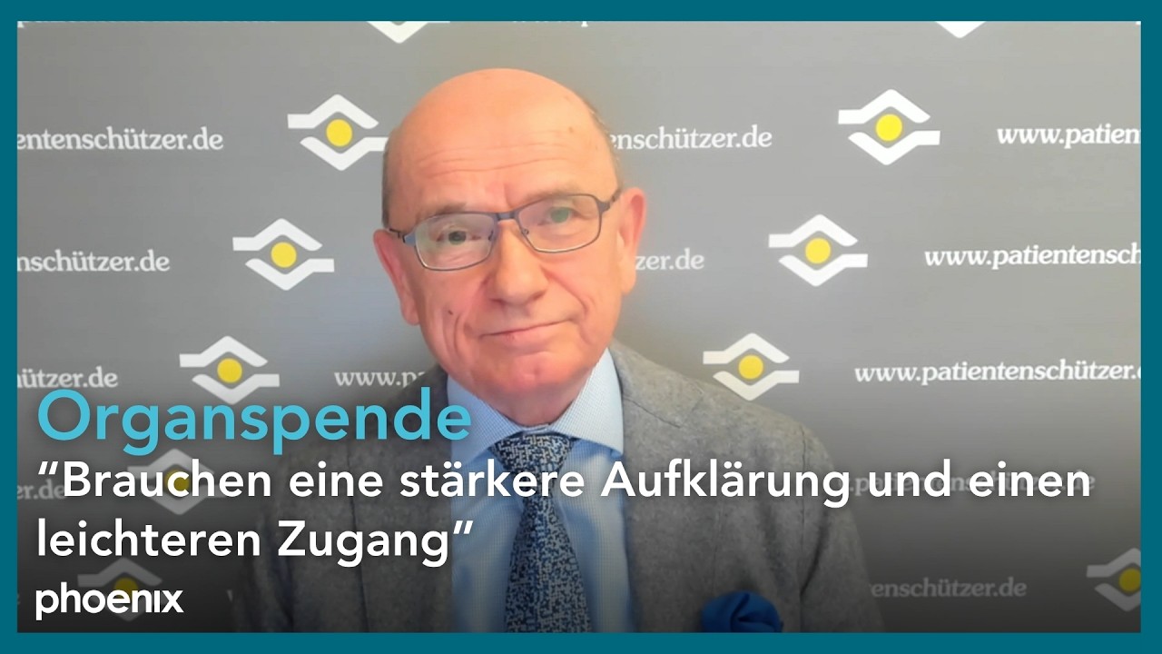 Eugen Brysch, Vorstand Deutsche Stiftung Patientenschutz, spricht über die Widerspruchslösung Organspende im Bundestag