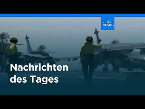 Französischer Flugzeugträger Charles de Gaulle auf dem Weg zur Straße von Hormus im Roten Meer