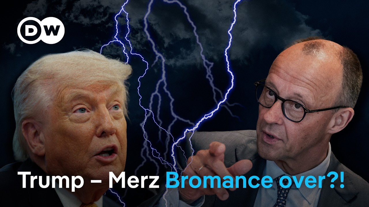 Bundeskanzler Friedrich Merz und US-Präsident Donald Trump beim Treffen im Weißen Haus – Merz Trump Beziehung unter Druck