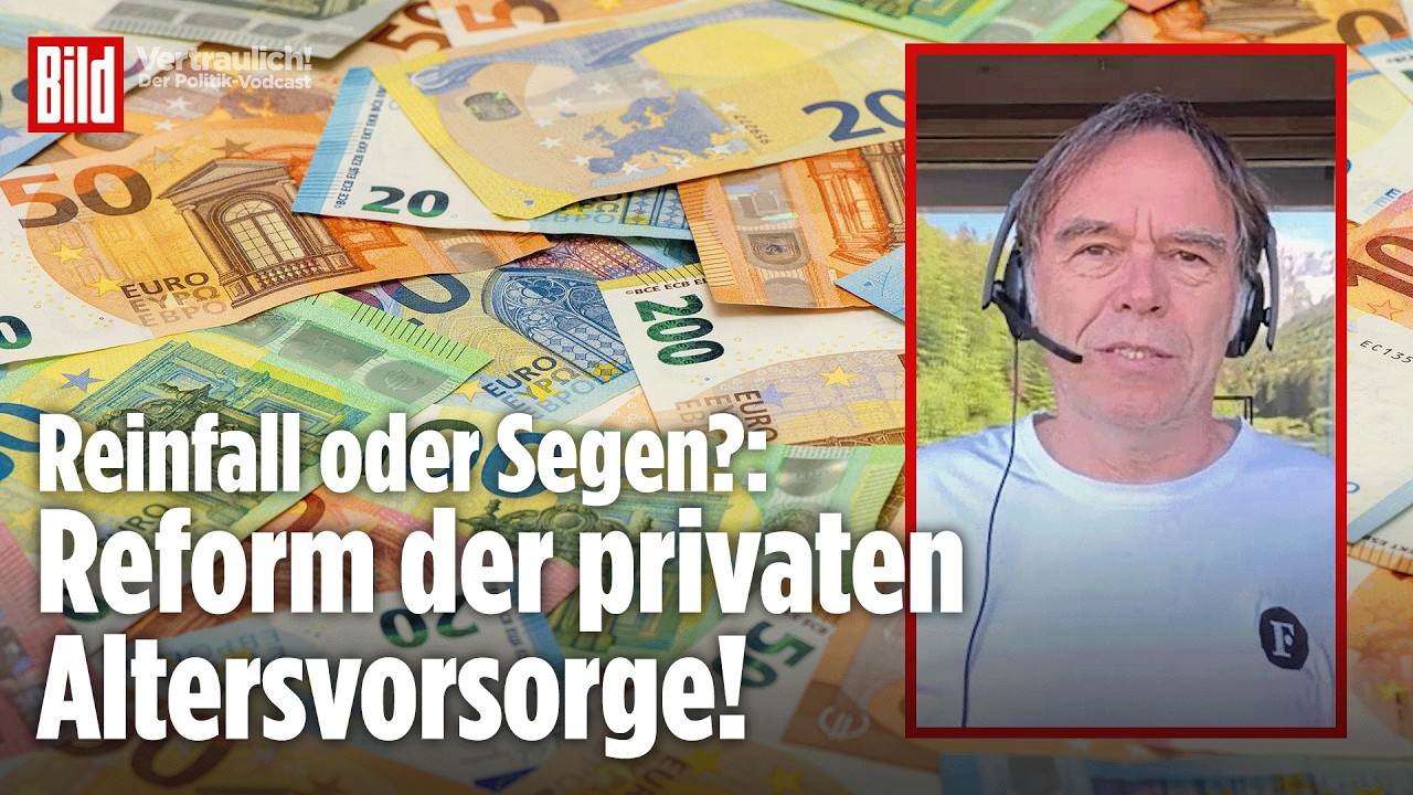 private Altersvorsorge – Grafik zur Reform der privaten Altersvorsorge: Sparplan-Vergleich mit und ohne staatliche Förderung