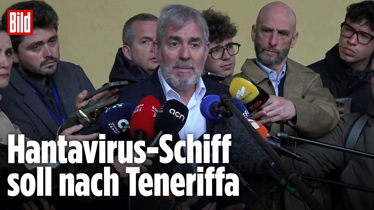 Hantavirus Kreuzfahrtschiff – Kreuzfahrtschiff vor Anker im Hafen der Kapverden im Zusammenhang mit einem Hantavirus-Fall un…