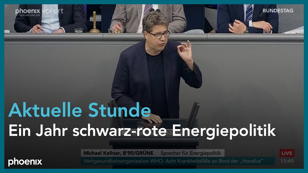 Energiepolitik Bundesregierung – Plenarsaal des Deutschen Bundestags während der Debatte zur Energiepolitik der Bundesregier…