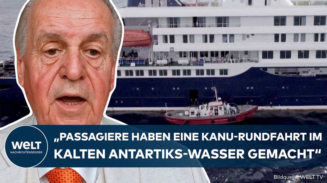 Expeditionsschiff Hondius auf dem Meer, Ausgangspunkt des Hantavirus-Ausbruchs an Bord