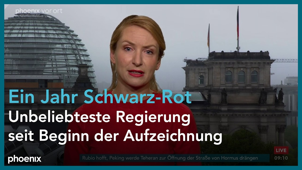 Schwarz-Rot Bilanz – Ines Schwerdtner, Vorsitzende der Linken, spricht zur Bilanz ein Jahr Schwarz-Rot Koalition