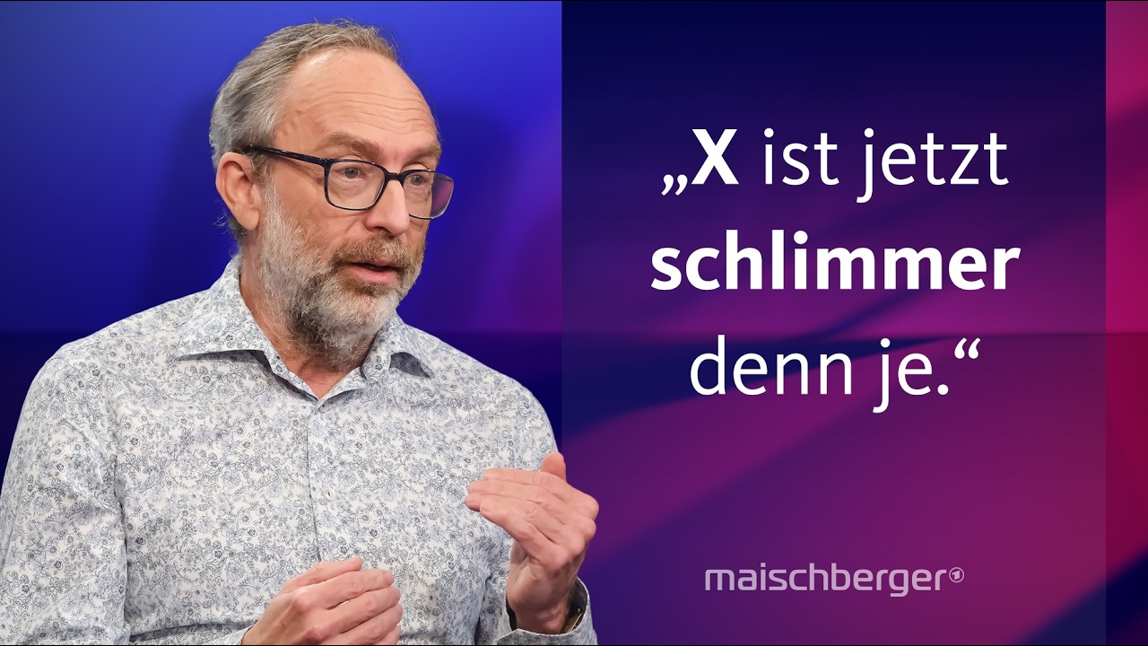 Wikipedia-Gründer Jimmy Wales im TV-Interview über Desinformation im Netz und den Vertrauensverlust in Medien