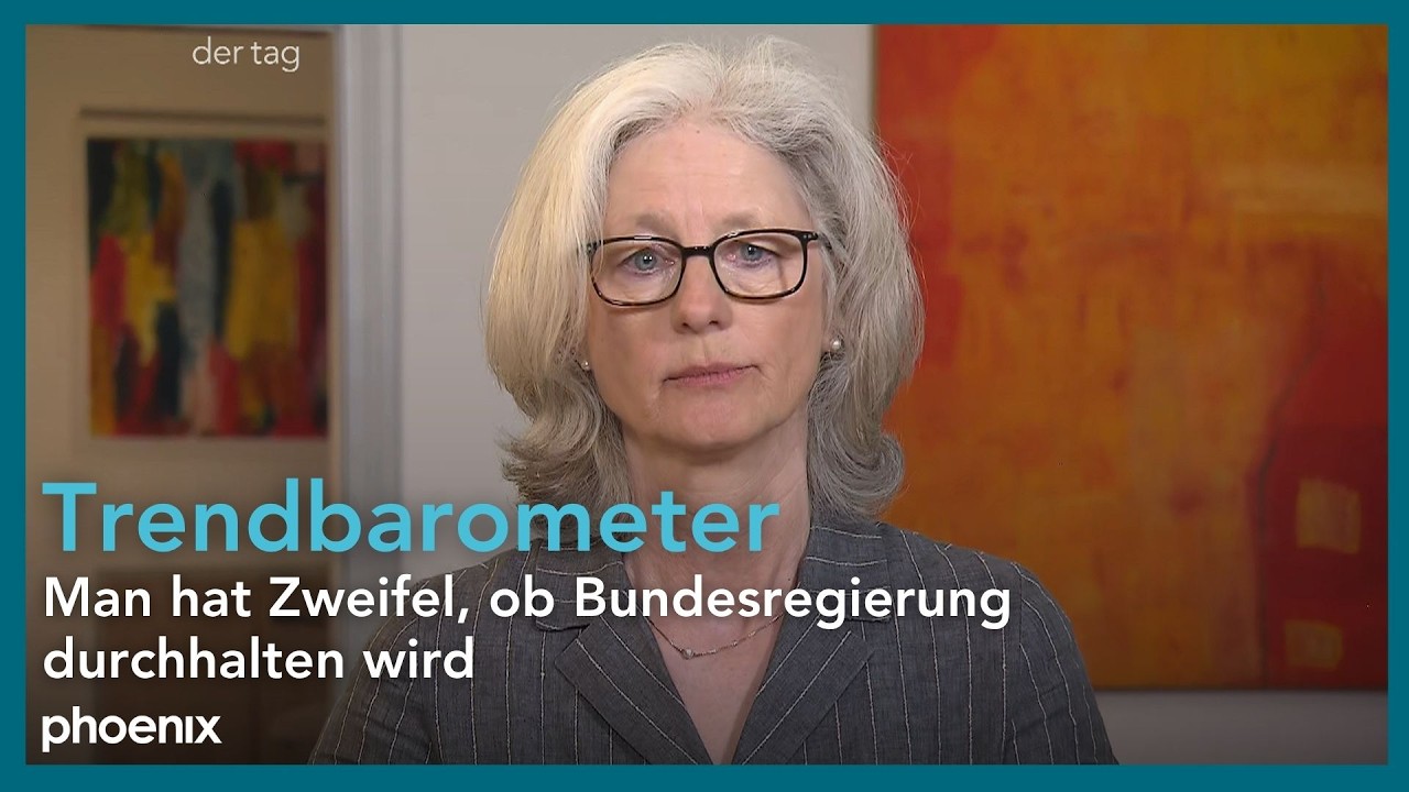 Trendbarometer 2026 – Andrea Wolf von der Forschungsgruppe Wahlen erläutert die Ergebnisse des Trendbarometers 2026 im phoen…