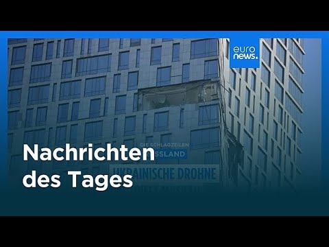 Drohnenangriff Moskau – Drohnenangriff auf Moskau: Schäden an einem Wohnhochhaus wenige Tage vor der russischen Siegesparade…