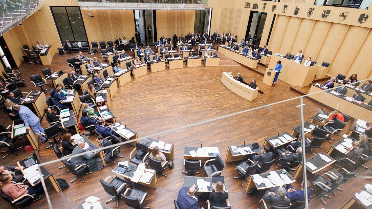 Plenarsaal des Bundesrats in Berlin während der Abstimmung über die Entlastungsprämie am 8. Mai 2026