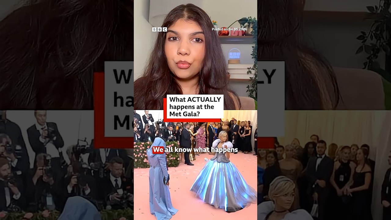 Roter Teppich der Met Gala vor dem Metropolitan Museum of Art in New York – glamouröses Modeevent