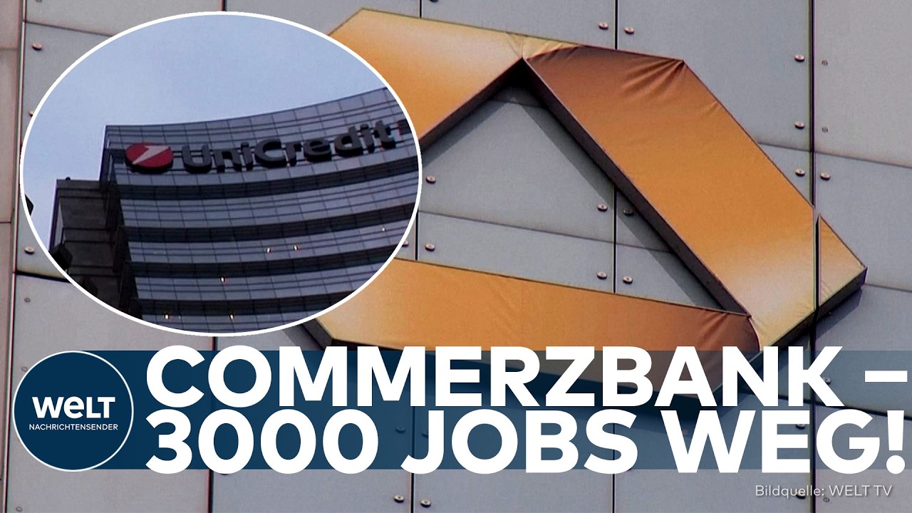 Commerzbank Stellenabbau – Commerzbank-Zentrale in Frankfurt – Symbolbild für den angekündigten Stellenabbau und neue Gewinn…