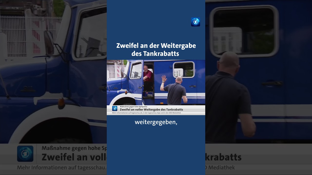 Autofahrer tankt an einer deutschen Tankstelle – Tankrabatt senkt Spritpreise nur minimal