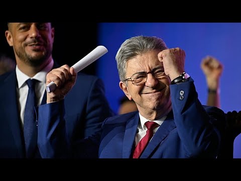 Mélenchon Präsidentschaftswahl – Jean-Luc Mélenchon bei einer Wahlkampfveranstaltung – Präsidentschaftswahl Frankreich 2027