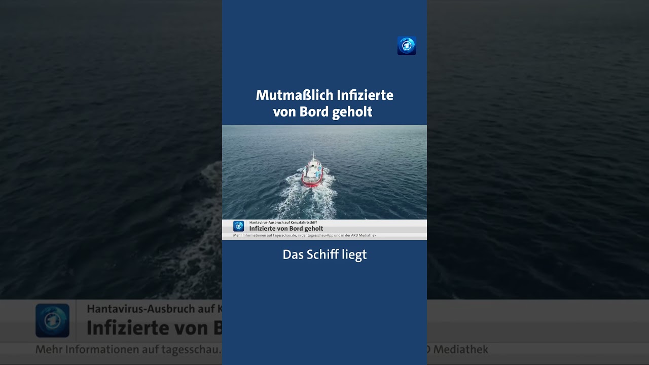 Kreuzfahrtschiff auf dem Meer – Evakuierung von Hantavirus-Verdachtsfällen durch Gesundheitsbehörden