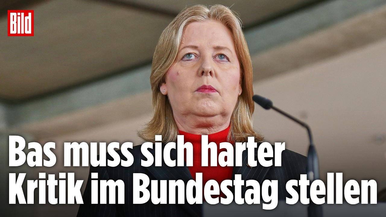 Bundesarbeitsministerin Bärbel Bas spricht im Bundestag zur Rentenreform und Sozialstaatsstrategie