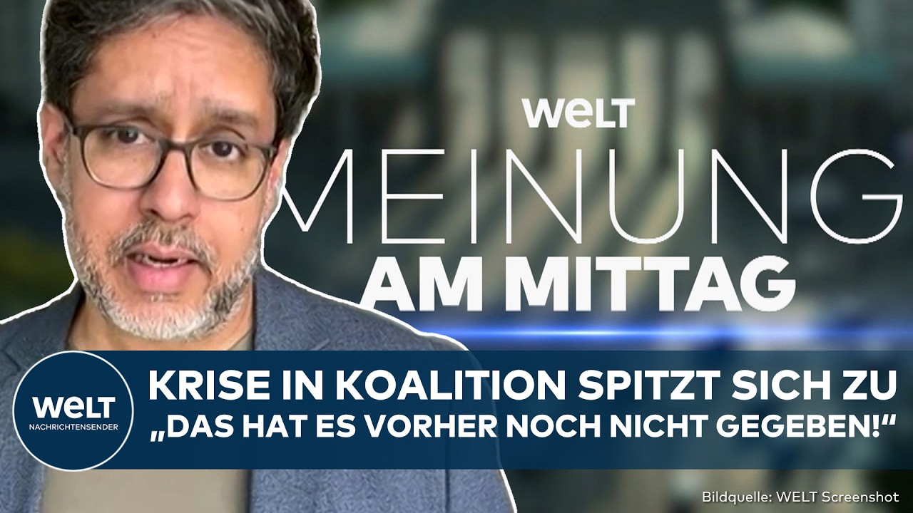 Koalition Merz – Bundeskanzler Friedrich Merz am Rednerpult – Koalition aus Union und SPD unter Druck