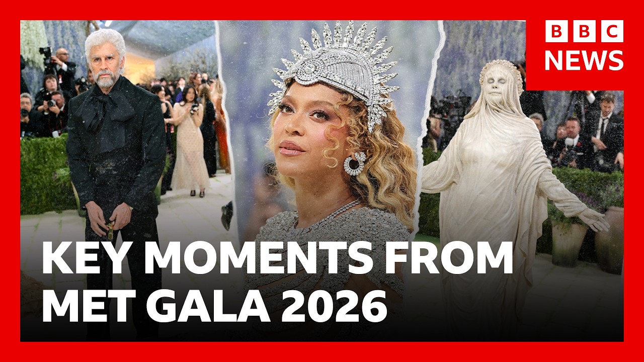 Celebrities auf dem grünen Teppich der Met Gala 2026 in New York beim Motto Fashion is Art