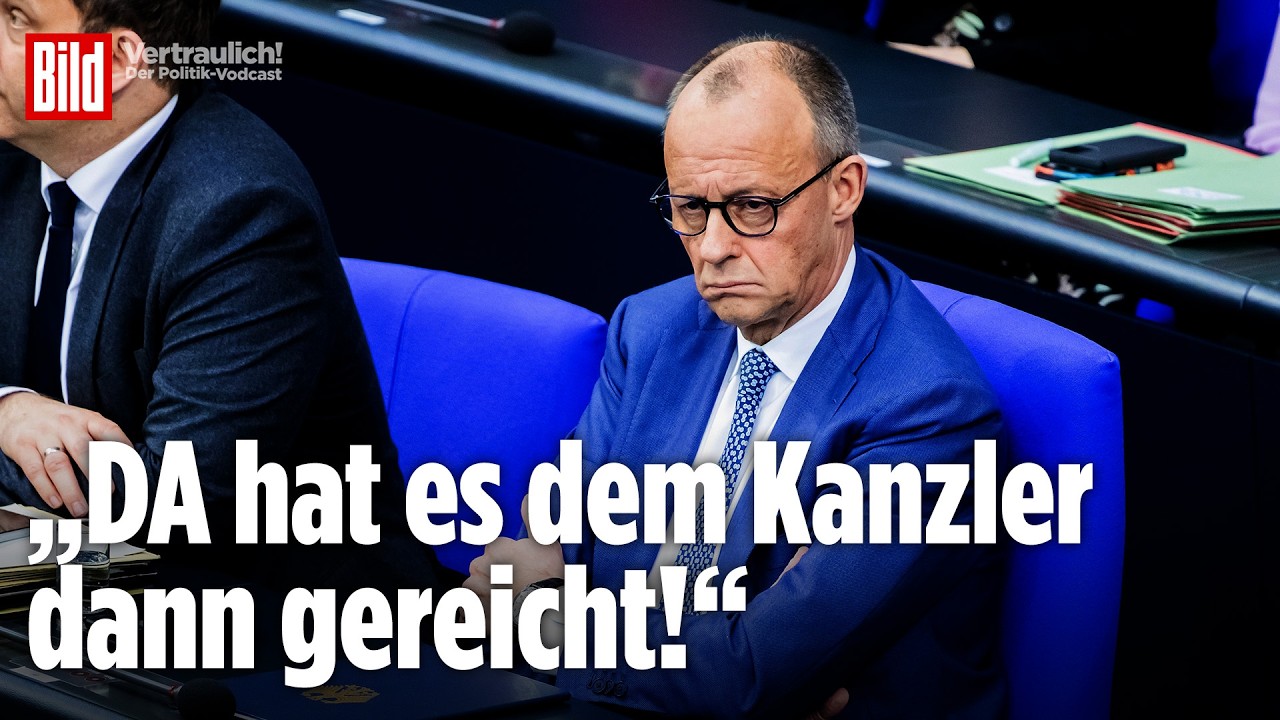 Bundeskanzler Friedrich Merz und Vizekanzler Lars Klingbeil beim Koalitionskrach im Bundeskanzleramt Berlin