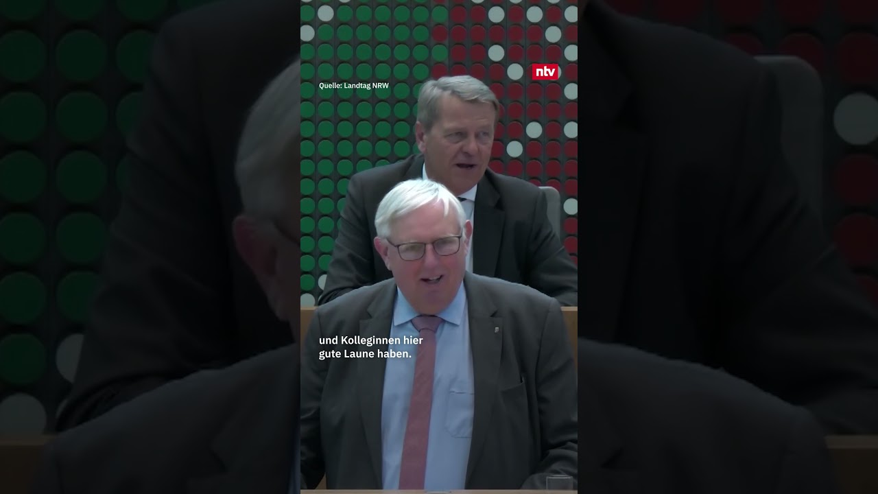 Laumann Verwechslung Lauterbach – Karl Josef Laumann am Rednerpult im NRW-Landtag bei der Verwechslung mit Karl Lauterbach