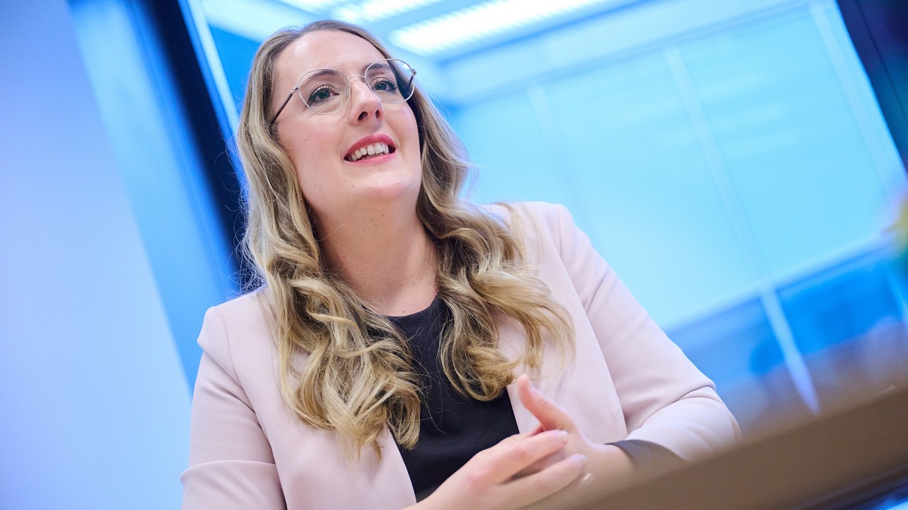 Katharina Dröge, Fraktionschefin der Grünen, gibt Statement zur gescheiterten 1.000-Euro-Prämie im Bundesrat