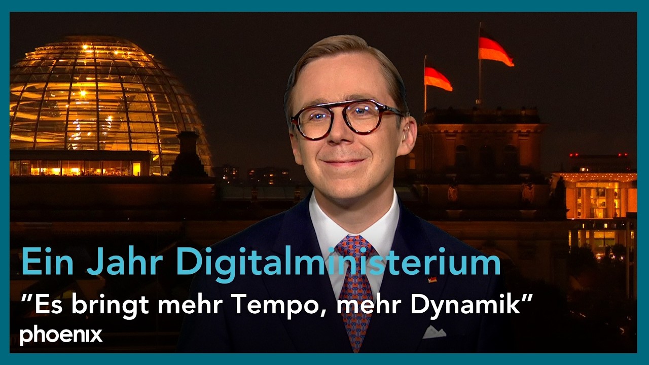 Philipp Amthor, Parlamentarischer Staatssekretär im Digitalministerium, spricht über ein Jahr Staatsmodernisierung