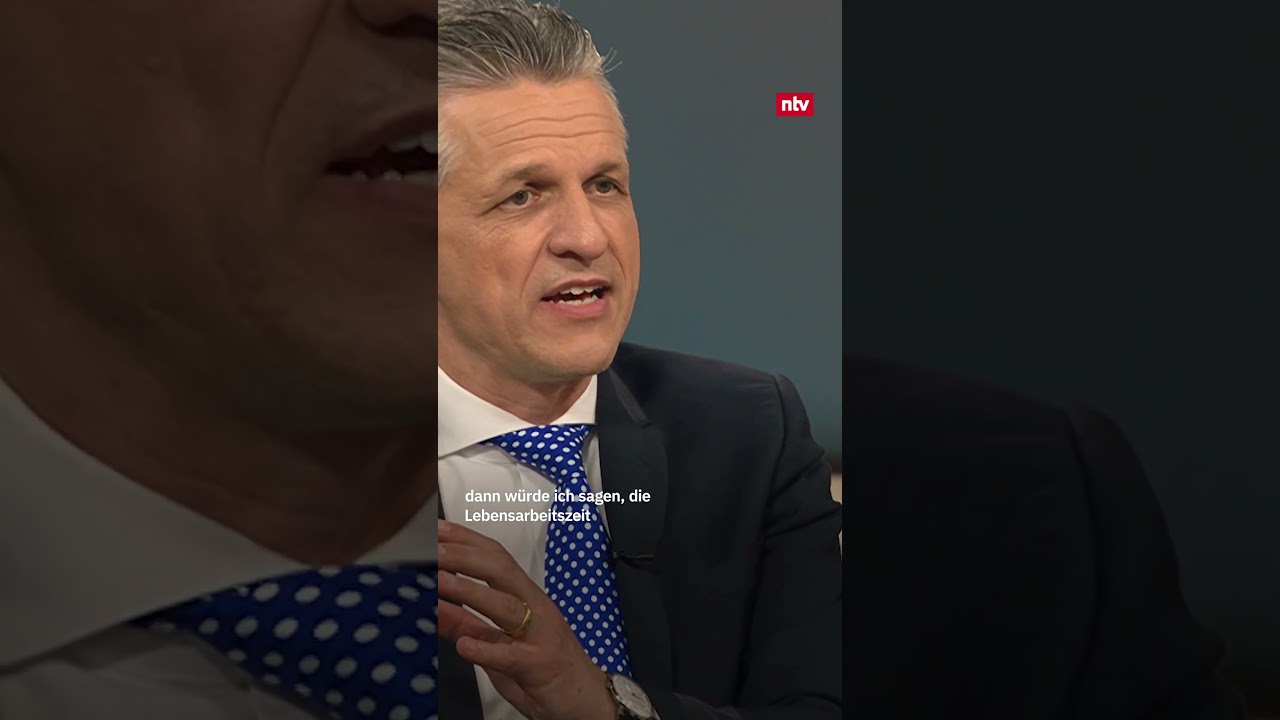 Thorsten Frei im TV-Interview zur Lebensarbeitszeit und Rentenreform in Deutschland