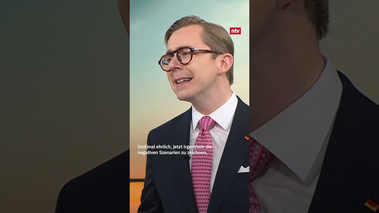 Bundesregierung Zuversicht – CDU-Politiker Philipp Amthor spricht über Zuversicht und Optimismus in der Bundesregierung