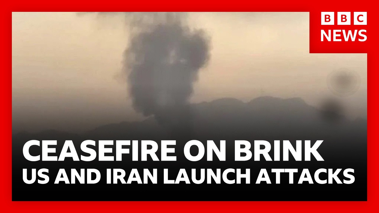 Rauchsäule über dem Ölhafen Fudschaira in den UAE nach einem iranischen Drohnenangriff – Waffenruhe USA Iran in Gefahr