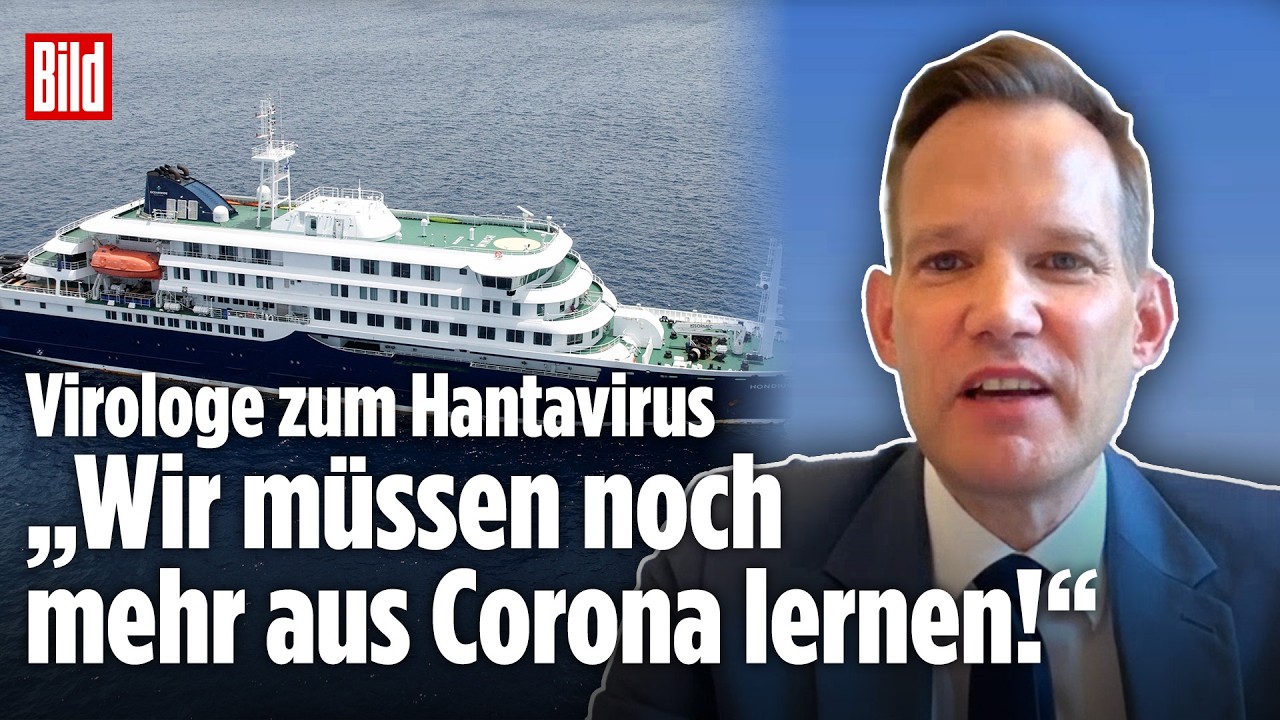 Virologe Professor Henrik Streeck erklärt die Hantavirus-Gefahr nach dem Ausbruch auf dem Kreuzfahrtschiff Hondius