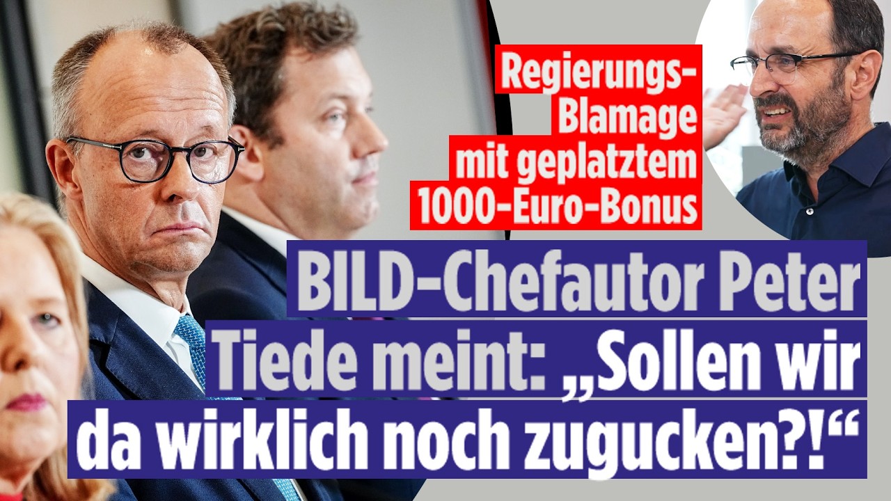 Friedrich Merz und Lars Klingbeil bei einer Pressekonferenz – der 1000-Euro-Bonus scheiterte im Bundesrat
