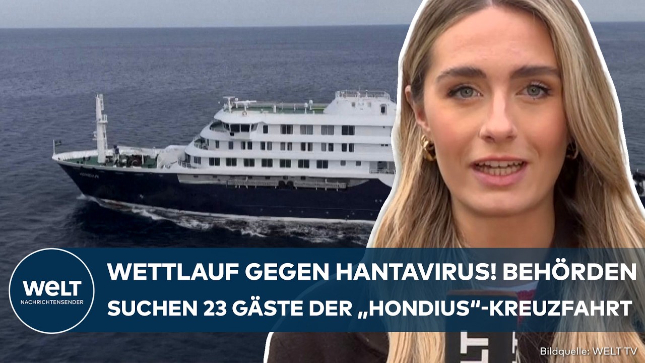 Hantavirus Kreuzfahrtschiff – Kreuzfahrtschiff Hondius auf See – nach Hantavirus-Ausbruch auf dem Weg nach Teneriffa