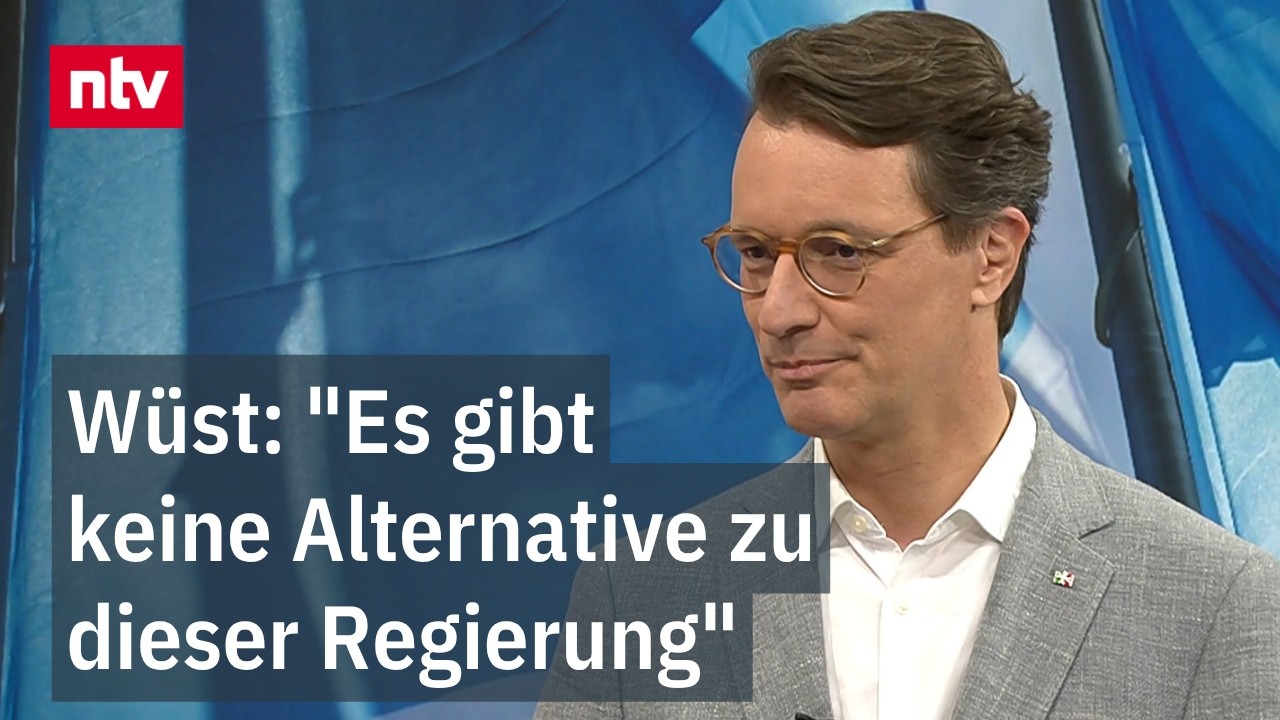 NRW-Ministerpräsident Henrik Wüst spricht über die Schwarz-Rot-Koalition im TV-Interview