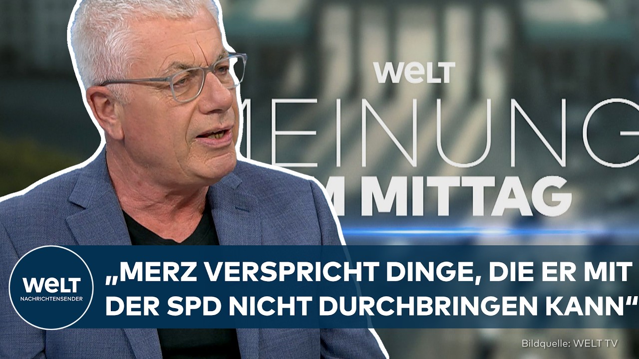 Reinhard Mohr kommentiert die Merz-Kritik nach dem ersten Jahr der Kanzlerschaft im WELT-Studio