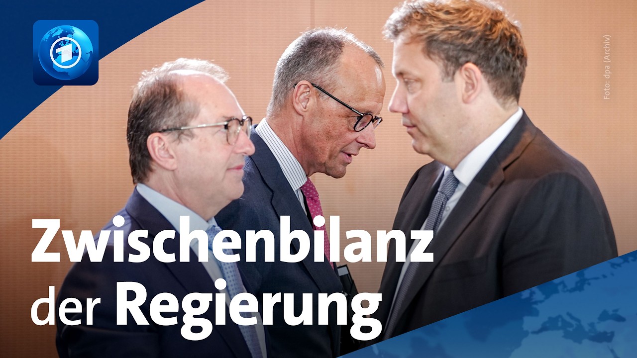 Bundeskanzler Friedrich Merz bei einer Rede im Bundestag – ein Jahr schwarz-rote Koalition