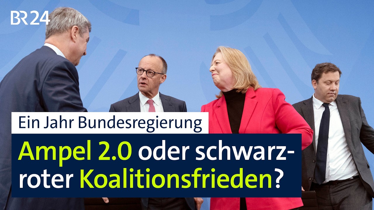 schwarz-rote Koalition – Friedrich Merz bei der Unterzeichnung des Koalitionsvertrags der schwarz-roten Koalition im Bundest…