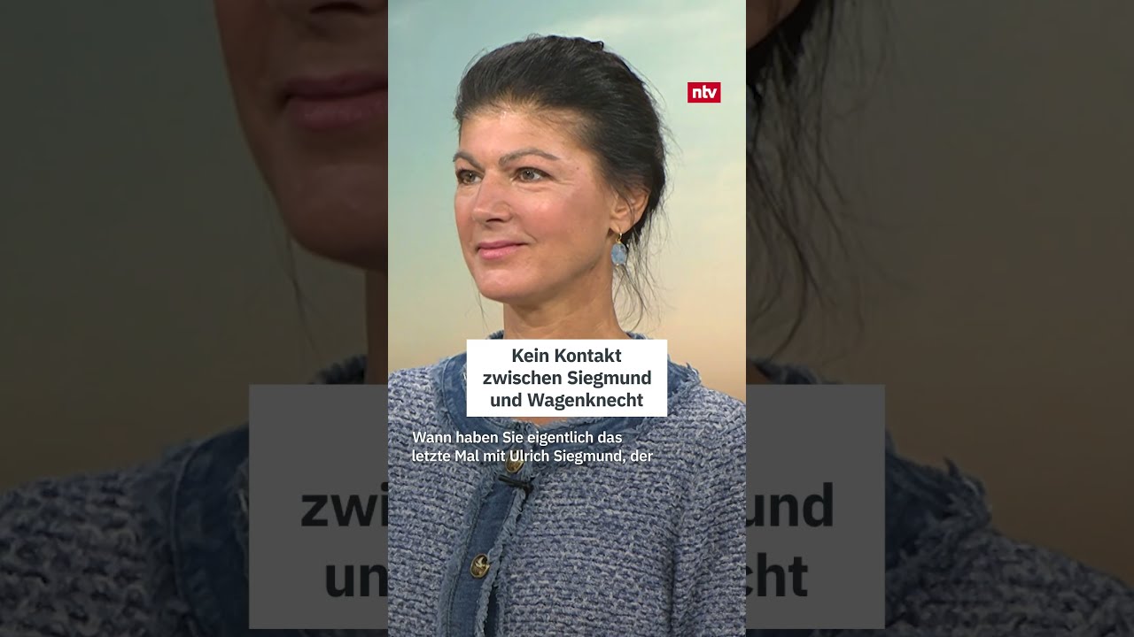 Wagenknecht BSW AfD – Sahra Wagenknecht (BSW) im TV-Interview zur AfD-Stärke in Sachsen-Anhalt