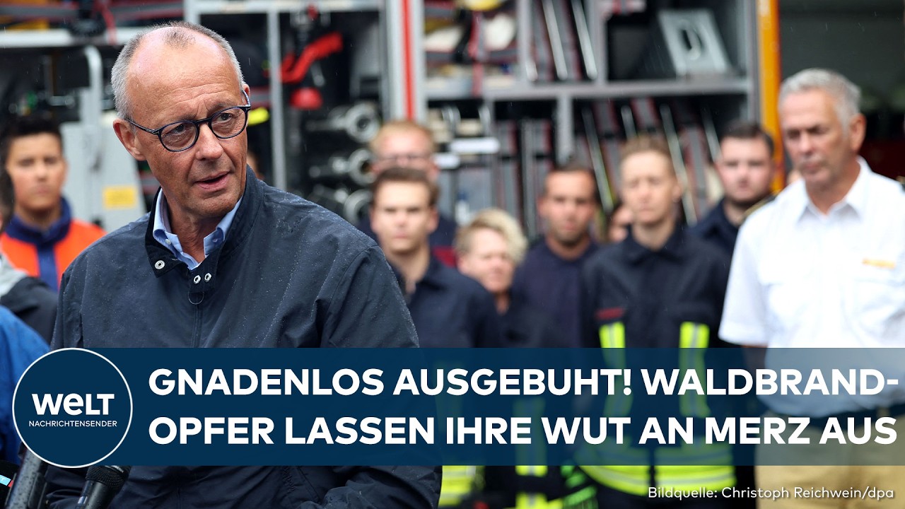 Friedrich Merz Kanzlerschaft – Friedrich Merz beim öffentlichen Auftritt in Hürtgenwald, Kanzlerschaft unter Druck