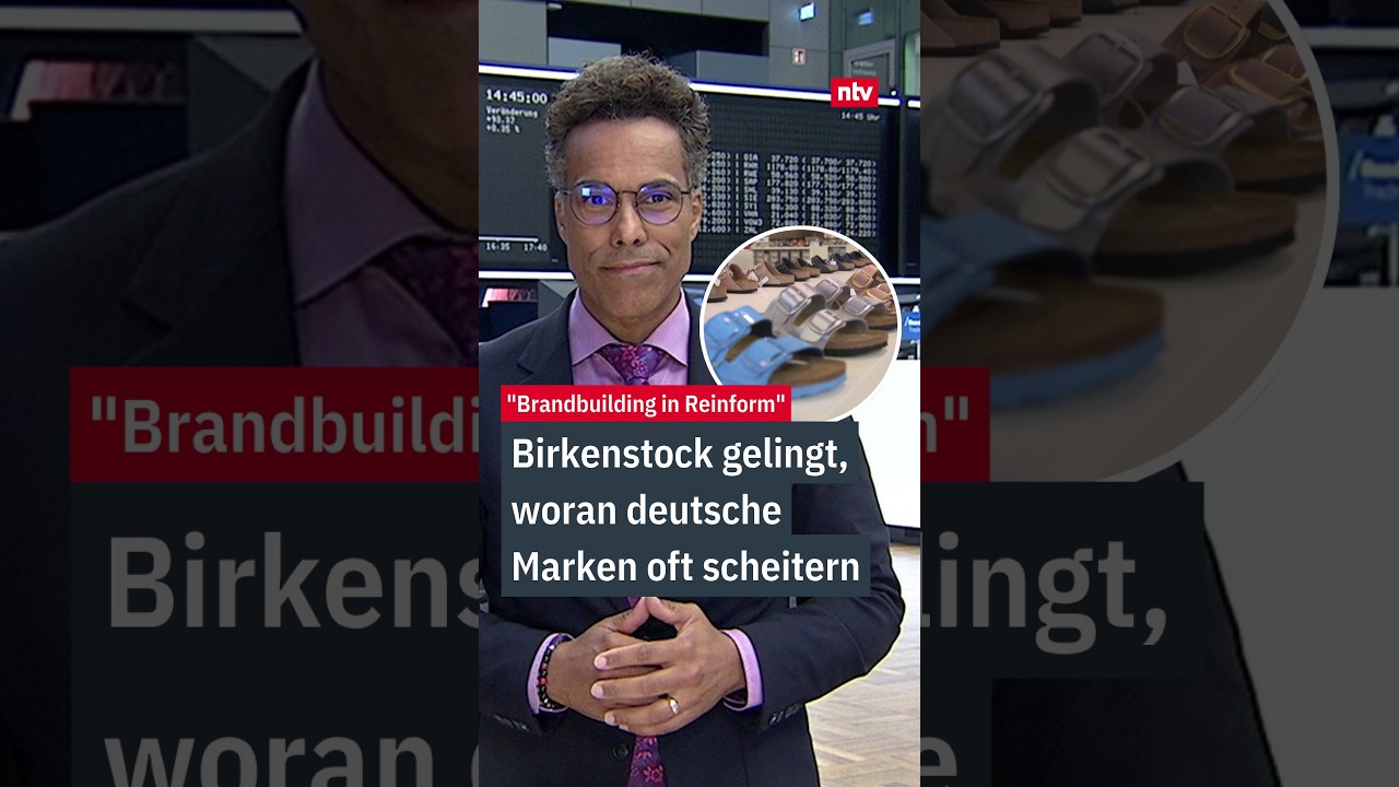 Birkenstock-Sandalen auf einem Holzuntergrund – Symbol für die deutsche Kultmarke und ihren globalen Erfolg