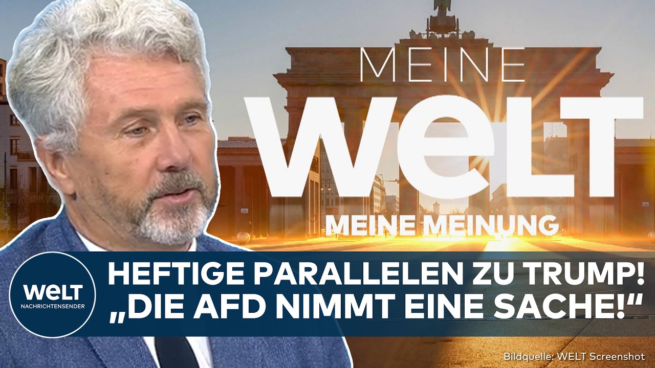 Erik Kirschbaum im Studio analysiert die AfD Trump-Strategie bei politischen Kampagnen