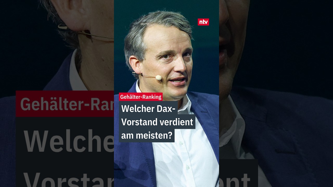 DAX-Vorstandsgehalt – Grafik zu DAX-Vorstandsgehältern 2025 mit Spitzenreiter Christian Klein von SAP
