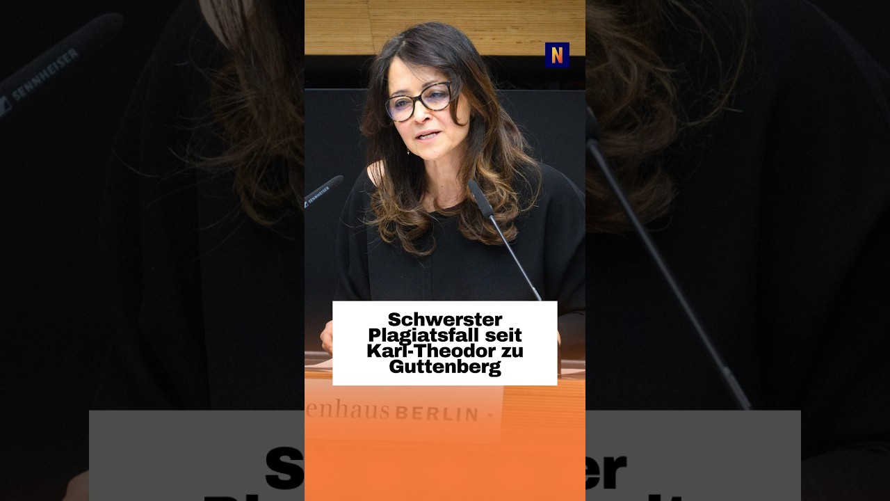 Plagiat Badenberg – Berliner Justizsenatorin Felor Badenberg – Plagiat-Vorwürfe gegen ihre Dissertation erschüttern das Vert…