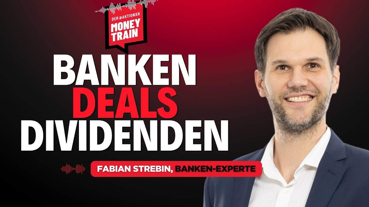 Europäische Bankaktien auf einem Bildschirm – Dividendenrenditen und Übernahmekonstellationen im Fokus