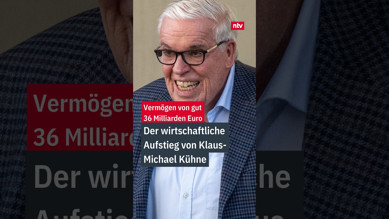 Klaus-Michael Kühne, Milliardär und Logistik-Unternehmer, vor dem Hamburger Hafen