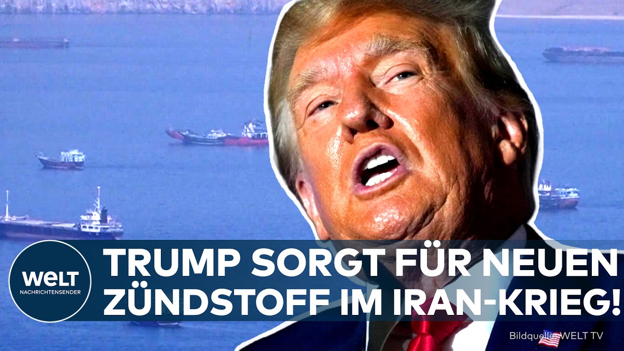 Donald Trump spricht über die Straße von Hormus als künftiges US-Territorium nach dem Iran-Krieg
