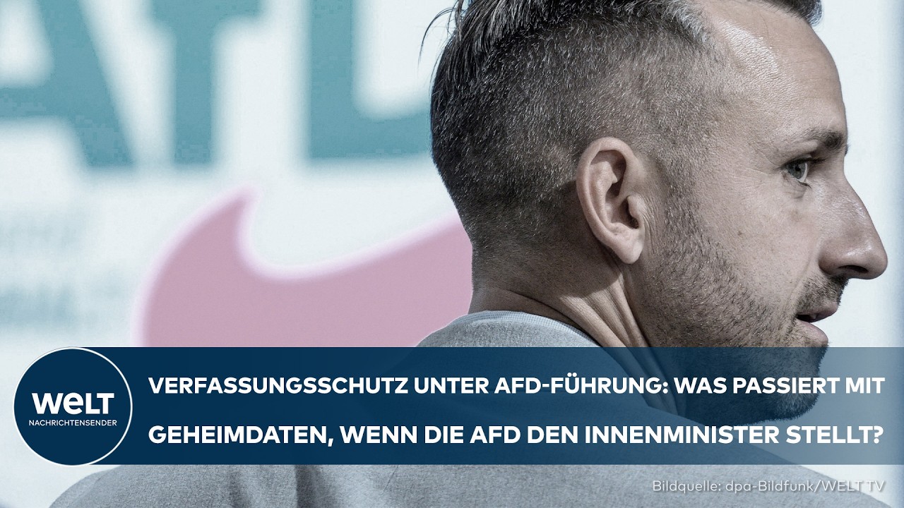 AfD Regierung Geheimdienst – Symbolbild: Aktenordner mit Geheimstempel – AfD Regierung und Geheimdienst im Fokus