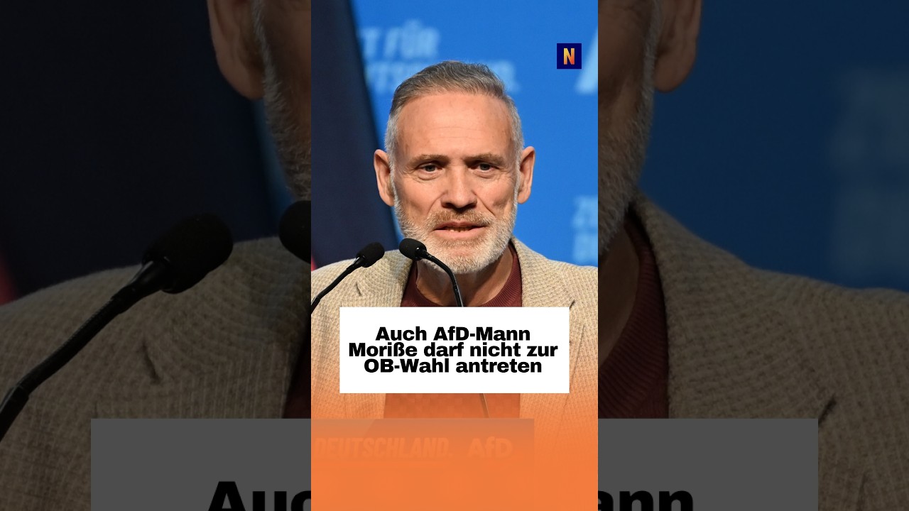 OB-Wahl Wilhelmshaven – AfD-Politiker Thorsten Moriße darf nicht bei der OB-Wahl in Wilhelmshaven antreten – Verwaltungsgeri…