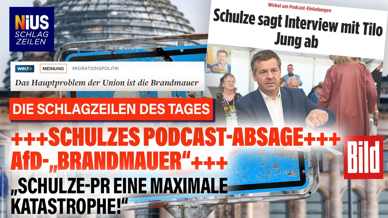 Podcast-Absage Sven Schulze – CDU-Ministerpräsident Sven Schulze am Rednerpult – Podcast-Absage sorgt für Wahlkampf-Wirbel i…