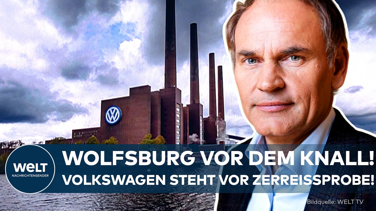 VW-Konzernchef Oliver Blume spricht über die VW-Krise und drohende Stellenstreichungen im Volkswagenwerk Wolfsburg